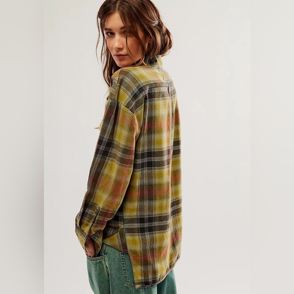 NWOT Free People Izzy Cargo Jacket in Olive Combo Small - Picture 3 of 6